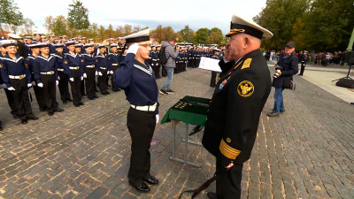 В Петербурге прошло посвящение в кадеты Кронштадтского Морского Военного Корпуса