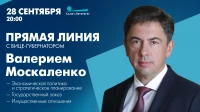 Прямая линия с вице-губернатором Санкт-Петербурга Валерием Москаленко