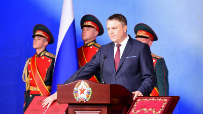 Александр Беглов поздравил Леонида Пасечника с вступлением в должность главы ЛНР