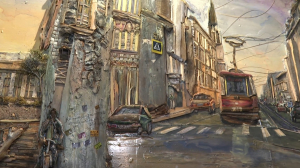 Петербург в 3D. Но не в компьютерной графике, а в картинах, созданных  из экоматериалов. Новая выставка в Артмузе