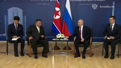 Начались переговоры Путина и Ким Чен Ына с участием делегаций