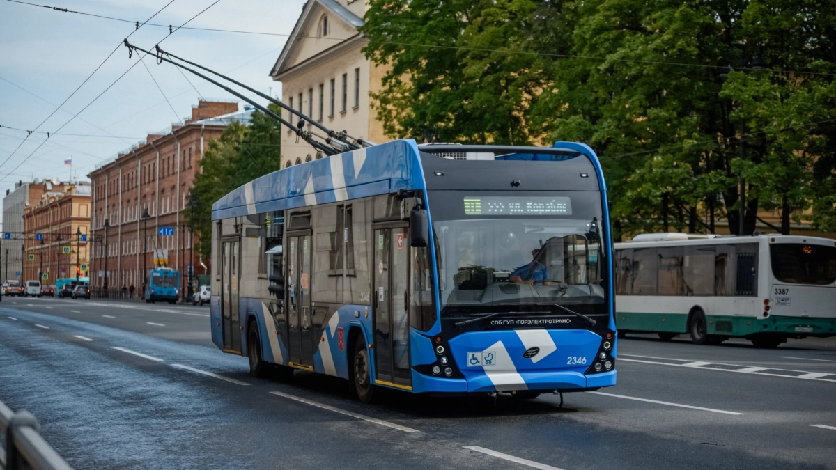 В Петербурге троллейбусы №12 изменят маршрут с 30 октября - tvspb.ru