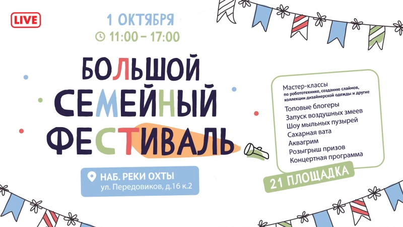 В Красногвардейском районе стартовал Большой семейный фестиваль - tvspb.ru