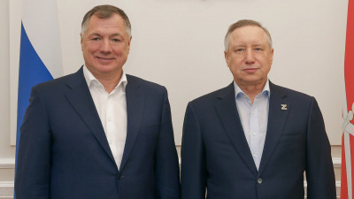 Александр Беглов и Марат Хуснуллин обсудили ход исполнения поручений президента по развитию Санкт-Петербургского транспортного узла