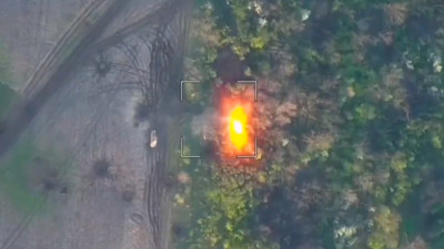 Минобороны РФ показало уничтожение полевого склада ВСУ с боеприпасами