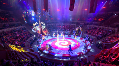 В цирке на Фонтанке провели спектакль для детей с нарушениями зрения