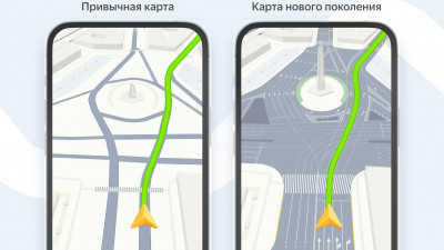 На картах Петербурга появилась автомобильная разметка