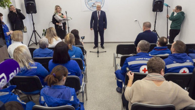 В Калининском районе после капремонта открылась станция скорой помощи