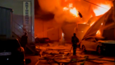 В Туапсе ликвидировали крупный пожар на территории нефтебазы