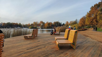 У Среднего Суздальского озера появилось новое общественное пространство
