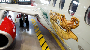 Эрмитаж в воздухе: символ главного музея страны теперь на борту одного из пассажирских самолётов