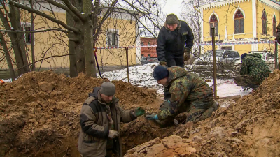 В Петербурге обнаружили останки жертв фашистов