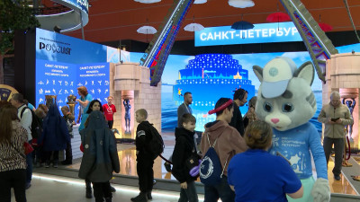 Спортивная неделя проходит на стенде Петербурга на выставке «Россия»