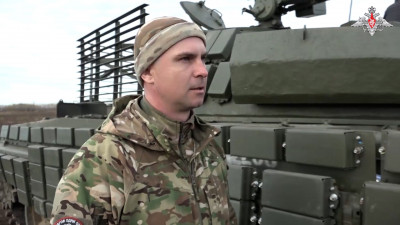 Командир танкового батальона Евгений Волков про отражение вражеских атак и захват трофеев