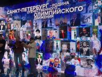 На ВДНХ открыли фотозону, посвященную петербургским спортсменам