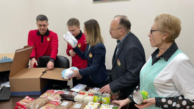 Представители Спортивного комплекса петербургского филиала ЦСКА оказывают помощь военнослужащим в зоне СВО