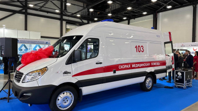 Белоруссия передала машину скорой помощи для Детской больницы святой Марии Магдалины
