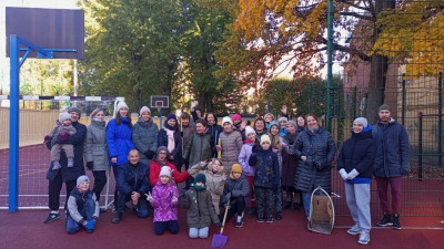 В гимназии № 171 модернизировали спортивную площадку