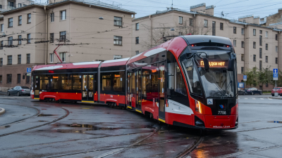 В Петербурге в рамках эксперимента запустят беспилотные трамваи