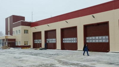 В Красном Селе почти достроили пожарное депо: осталась отделка