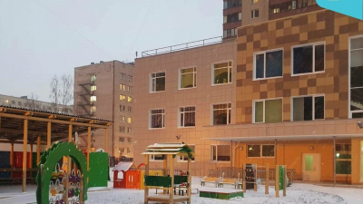 В Калининском районе построили детский сад на 110 мест