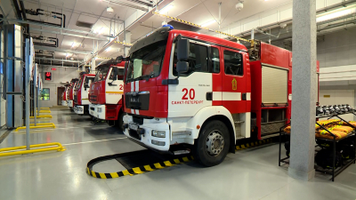 Новое пожарное депо и спасательную станцию открыли в Петербурге