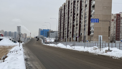 В Петербурге финишировал первый этап строительства Московско-Дунайской развязки
