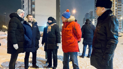 Евгений Разумишкин проверил уборку в Новой Охте