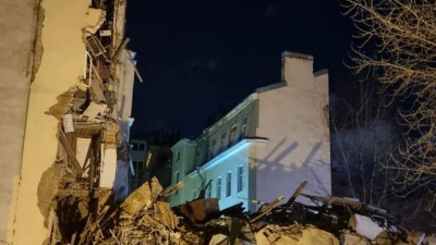 Смольный: Пострадавших при обрушении дома на Гороховой улице нет