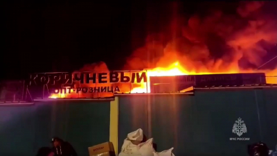 Пожар в Ростове-на-Дону разросся до 3 тысяч квадратных метров: тушение осложнено