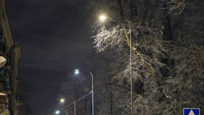 На Слободской улице в Невском районе появились новые фонари