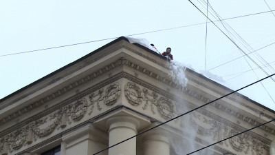 В ГАТИ рассказали, как петербургский бизнес борется с последствиями снегопада