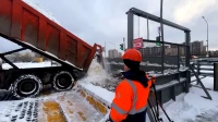 Более 240 тысяч кубометров снега приняли снегоплавильные пункты Петербурга