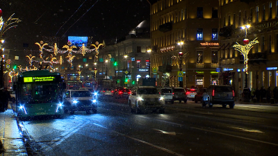 На Новый год в центре Петербурга ограничат движение