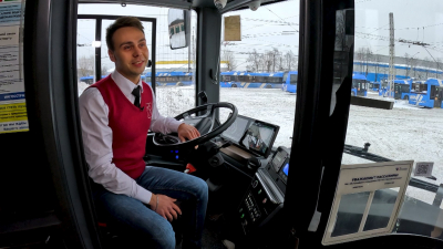 Водитель троллейбуса Сергей Любятинский: Мне очень повезло каждый день видеть красоты Петербурга
