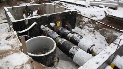 На Васильевском острове закончили модернизацию трубопровода