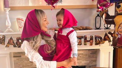 Мерьем Узерли отпраздновала день рождения дочери в стиле мультфильма «Маша и медведь»