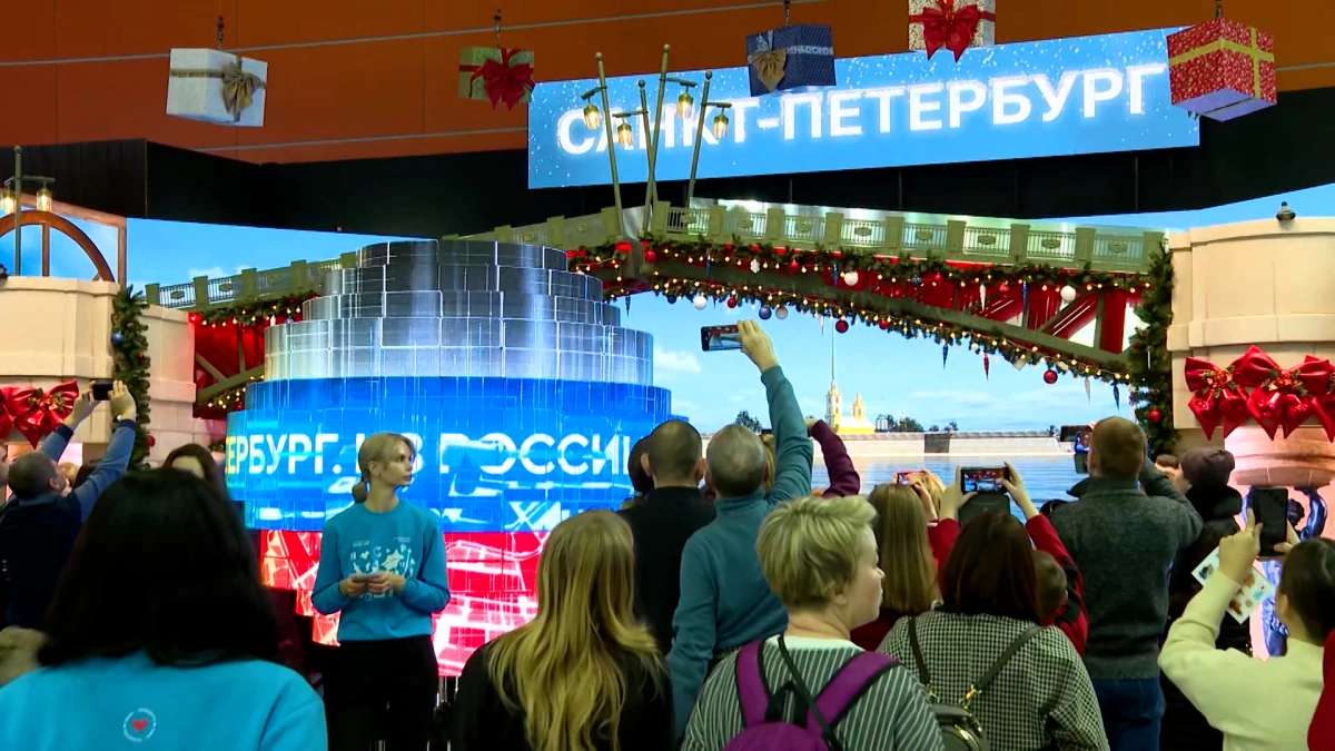 Петербургский стенд на ВДНХ посетил двухмиллионный гость - tvspb.ru