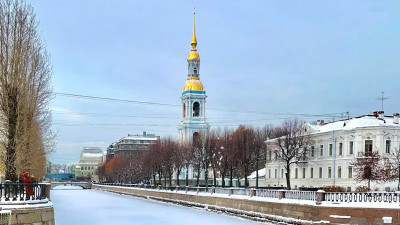 Как преобразилась колокольня Николо-Богоявленского Морского собора на Никольской площади