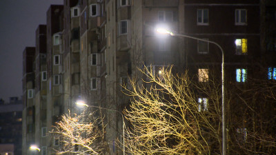 На Беговой улице поставили 19 новых фонарей