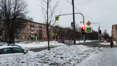 В Красногвардейском районе установили новый светофор