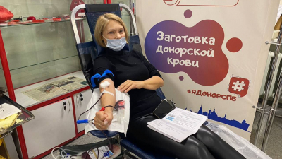 Петербуржцы сдали более 300 литров донорской крови в новогодние праздники
