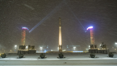 В петербургском небе зажглись Лучи Победы