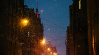 Ночью возможен снег: петербургских водителей призвали к осторожности