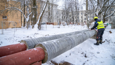 В Пушкине приступили к реконструкции большого участка теплосети