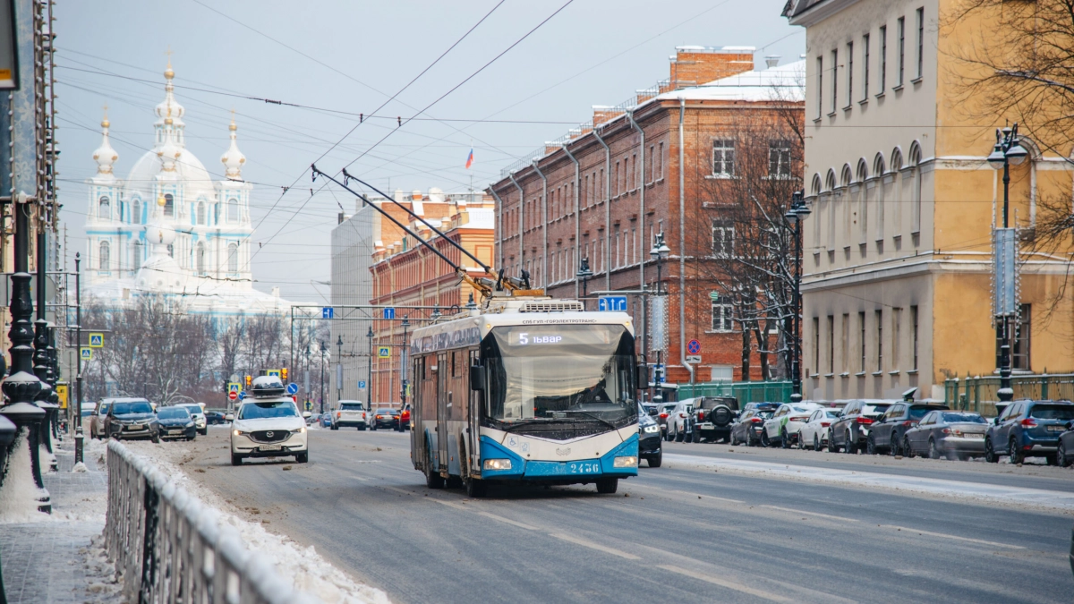 27 января движение троллейбусов в центре Северной столицы будет временно изменено - tvspb.ru