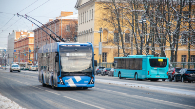 В 2023 году транспорт Петербурга проехал 572 млн километров и перевёз 1,6 млрд человек