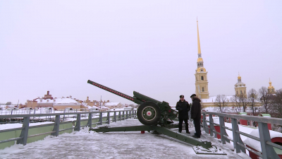 Полуденный выстрел посвятили годовщине прорыва блокады Ленинграда