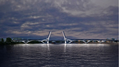 В Петербурге выбрали подрядчика, который подготовит территорию для строительства Большого Смоленского моста