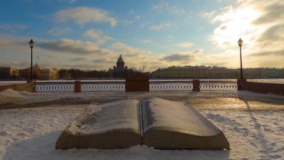 В Петербурге объявили «желтый» уровень опасности из-за морозов 8 февраля